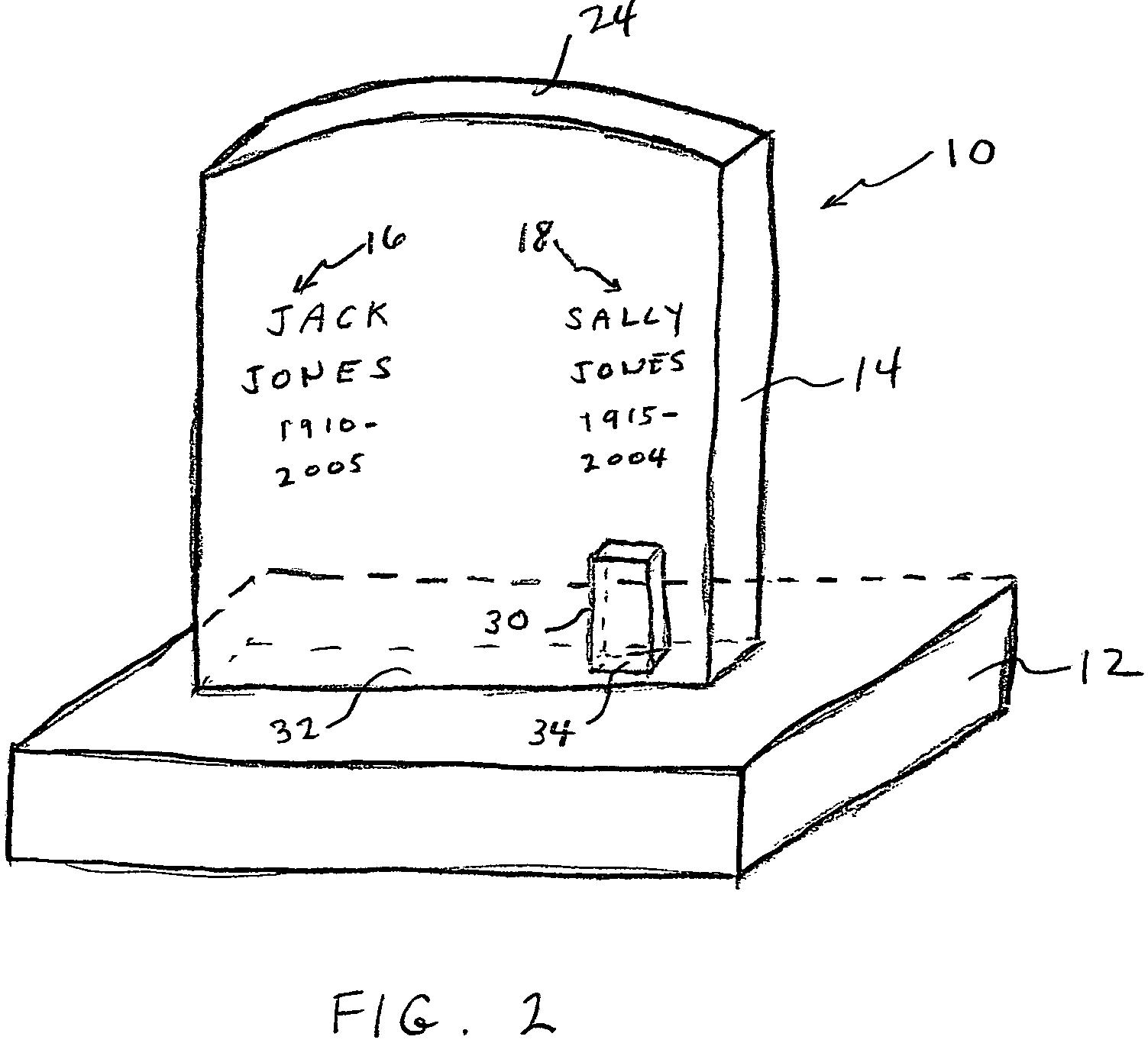 Combined headstone and columbarium