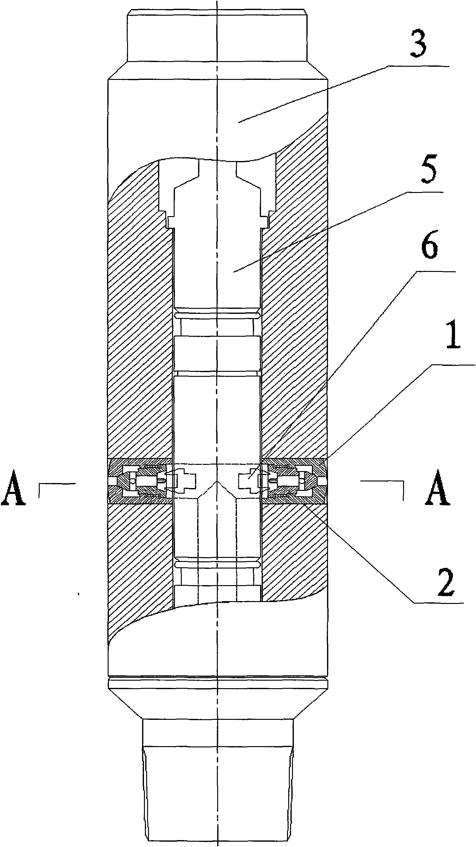 Adjustable water nozzle for oilfield water injection and water distributor with same