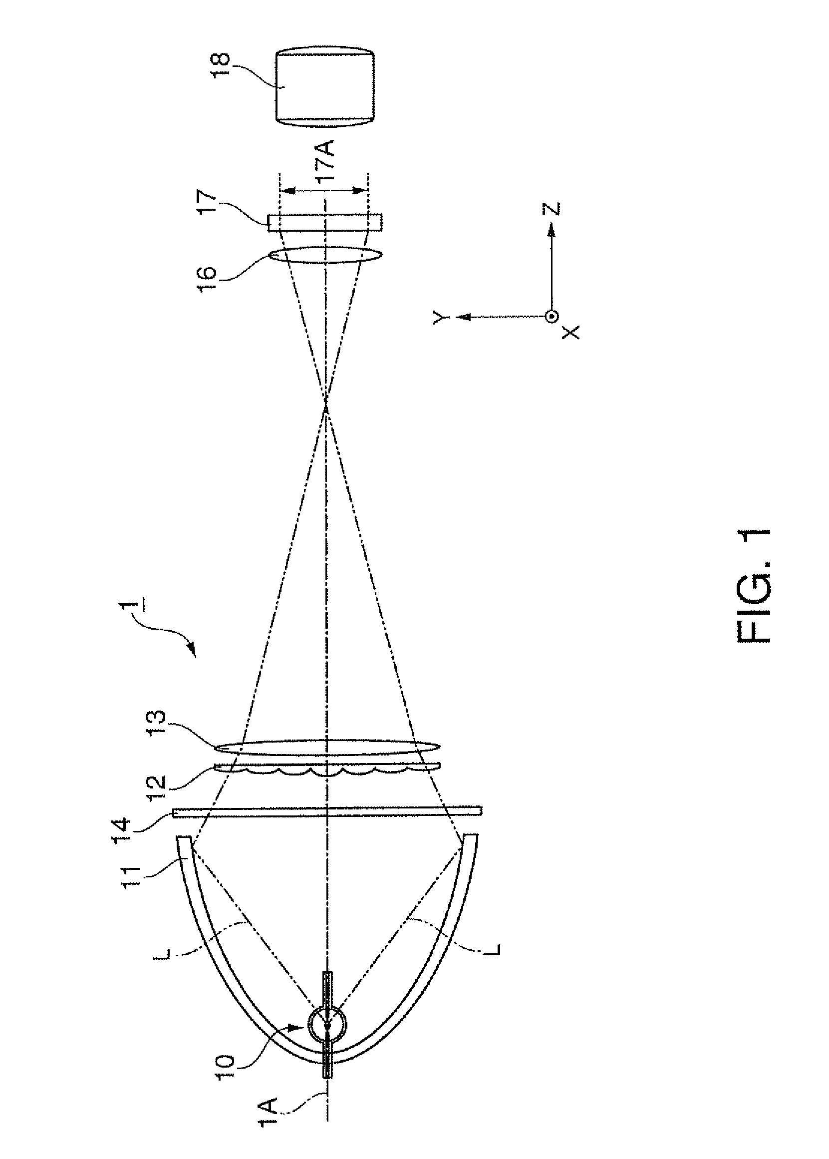 Lighting device and projector