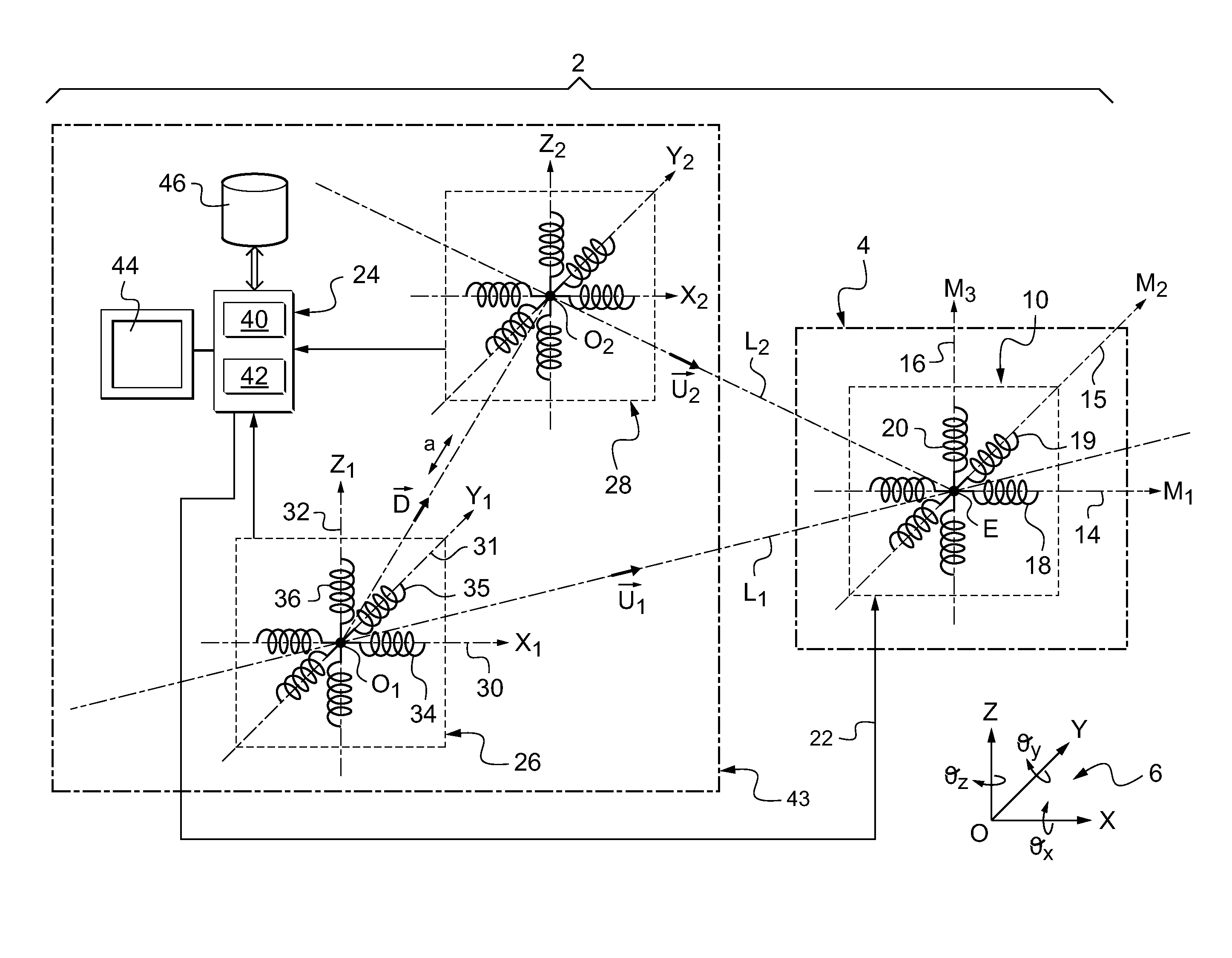 Magnetic-disturber detection method and detector, object-localizing method and system, recording medium for these methods