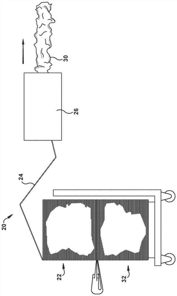 Supply of sheet stock material for a dunnage conversion machine and a method of converting same into a dunnage product