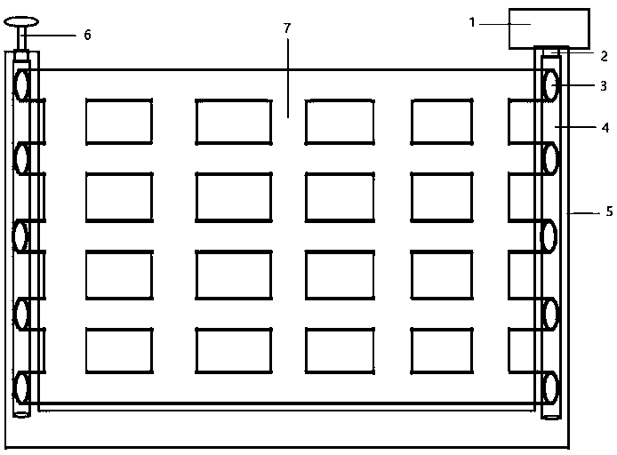 Novel water supply and drainage grating device