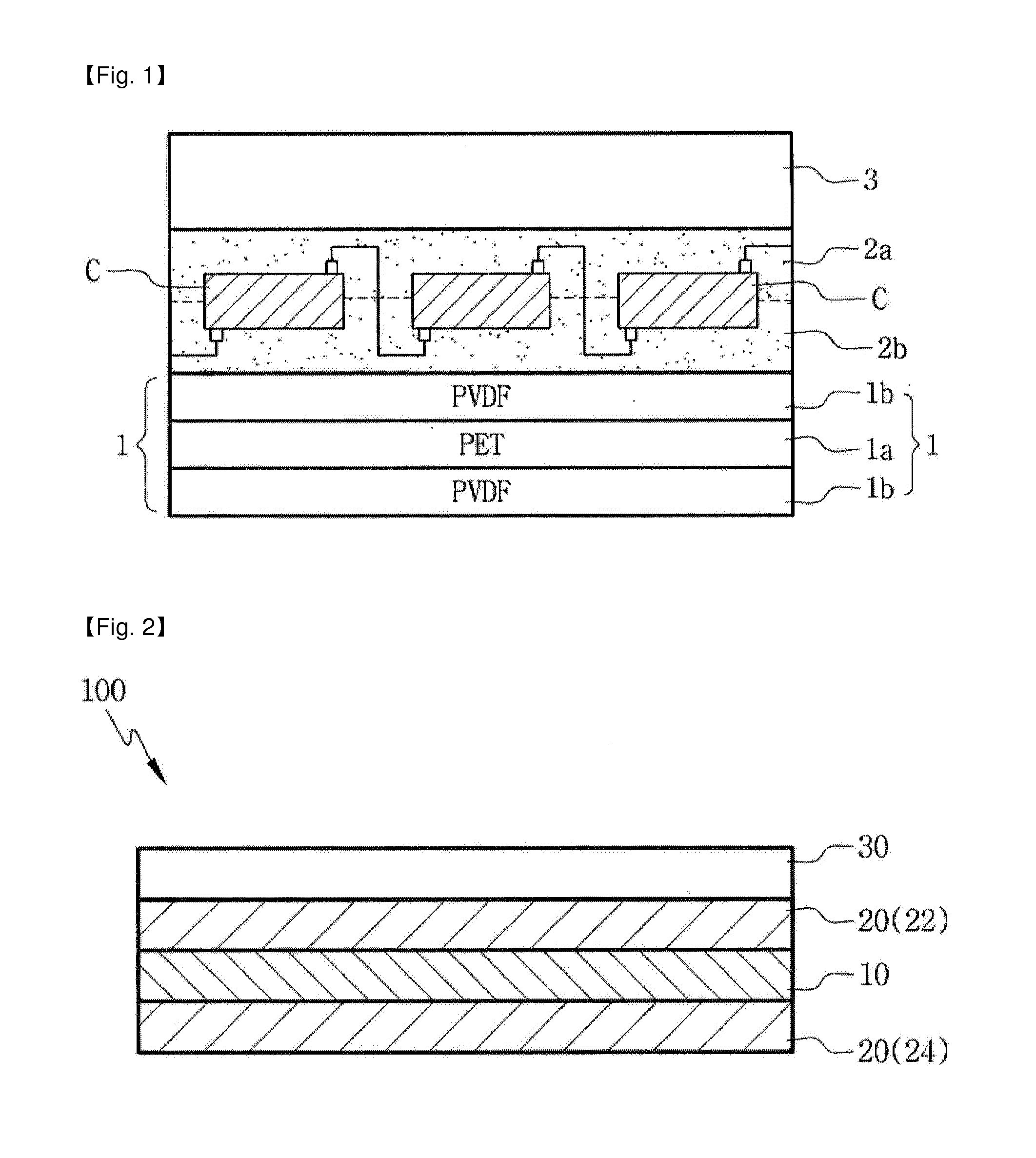 Back sheet for a solar cell module, and solar cell module comprising same