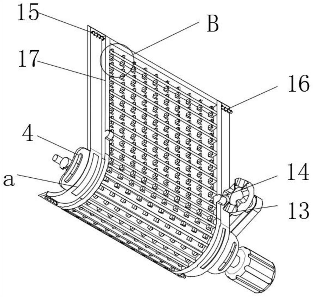 Filtering device for producing emulsifier by using food protein as raw material