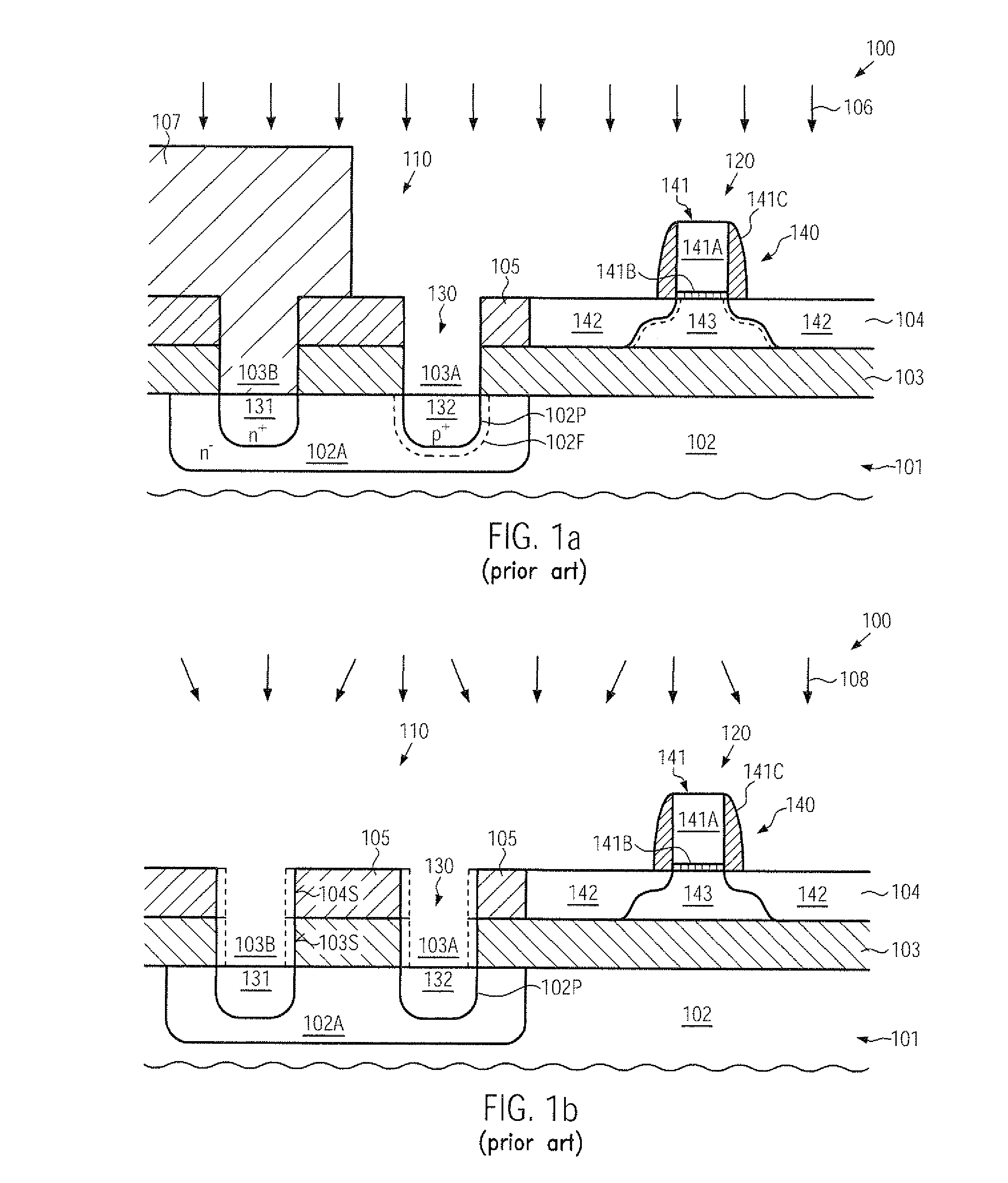Semiconductor element formed in a crystalline substrate material and comprising an embedded in situ doped semiconductor material