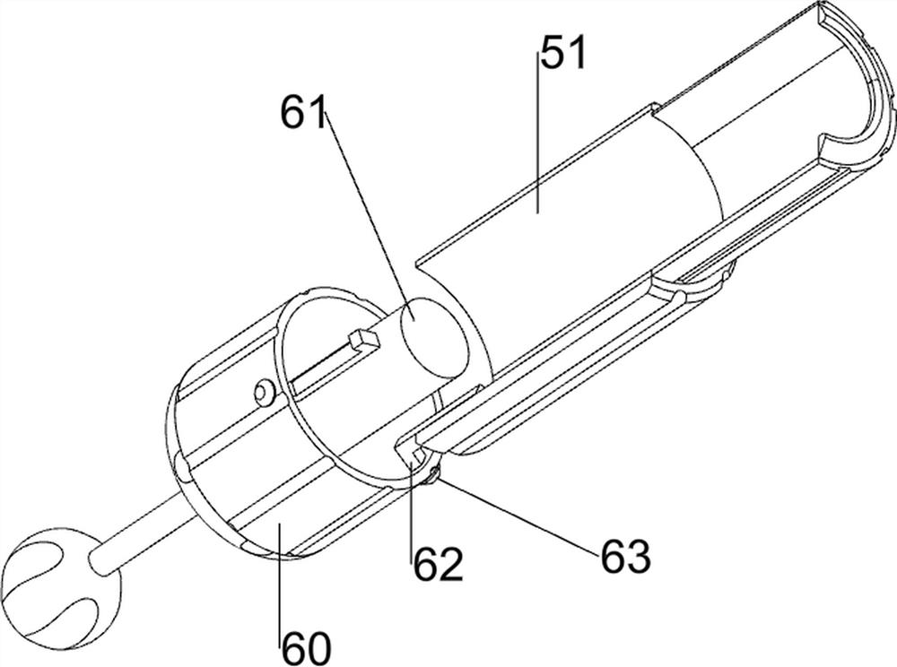 Household multifunctional drug delivery rod for dermatology department