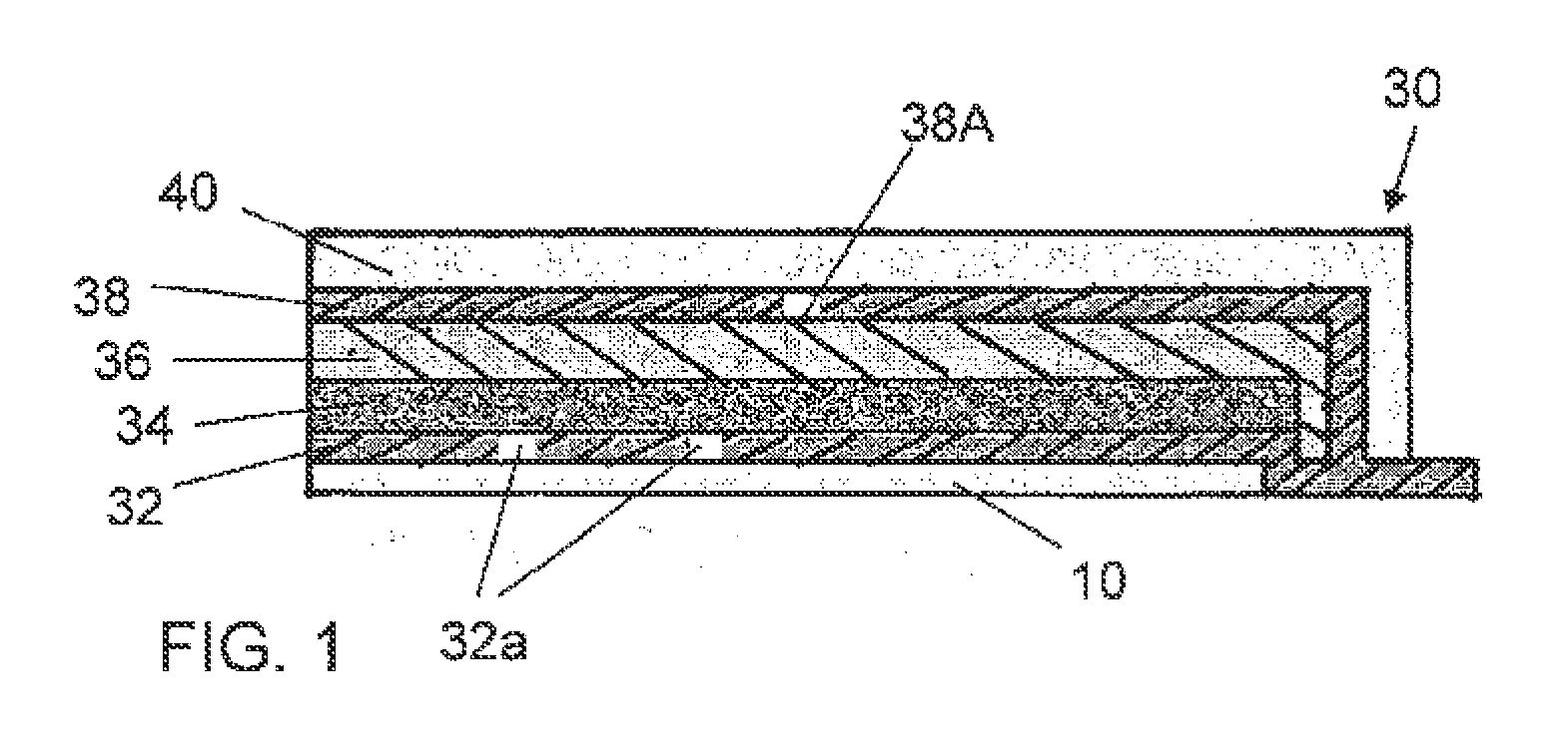 Radiation curable composition for water scavenging layer, and method of manufacturing the same