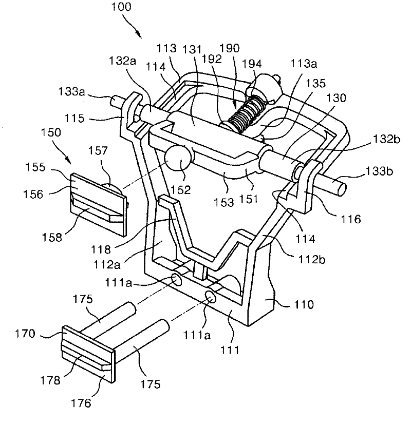 Dental model articulator