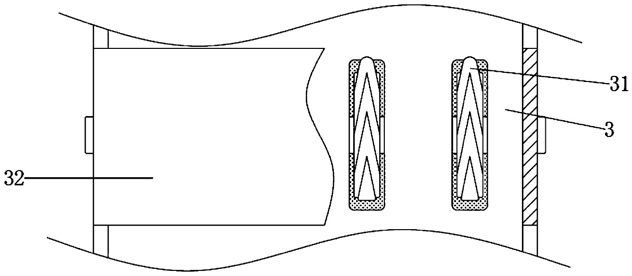 Inclined paper collecting device of printing machine