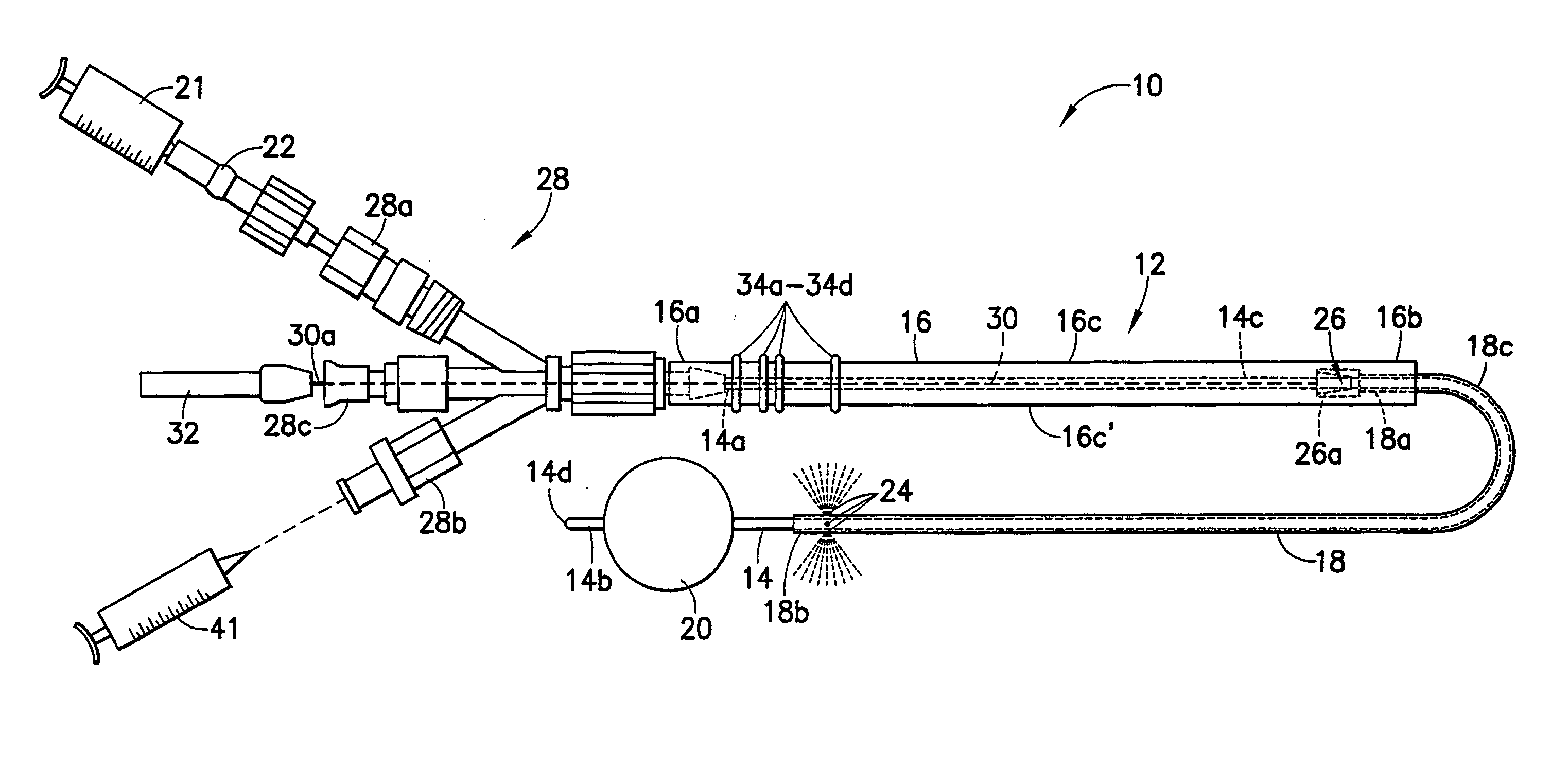 Methods and apparatus for treating the interior of a blood vessel