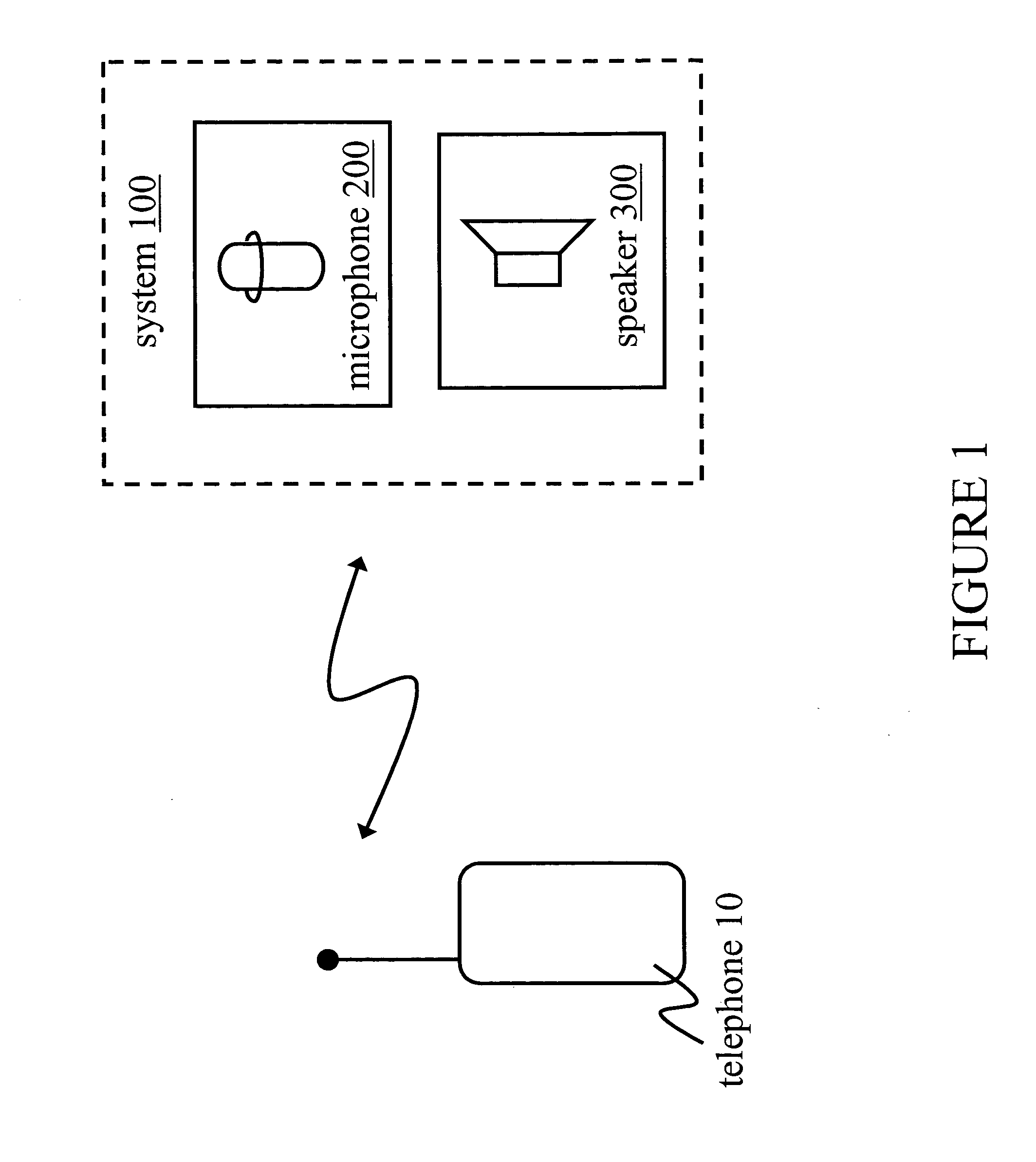 Audio communications system including wireless microphone and wireless speaker
