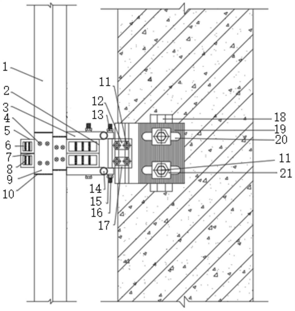 A high-precision and convenient unitized glass curtain wall device and its construction method