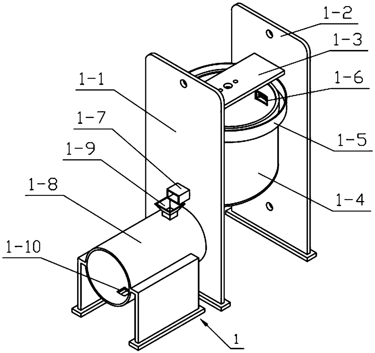 Energy-saving environmental-friendly domestic sewage treatment device