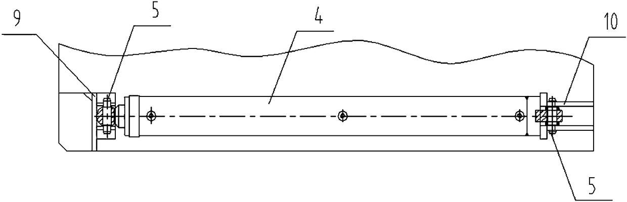 Applied to the device for pushing and demoulding the locking pipe of the ground wall