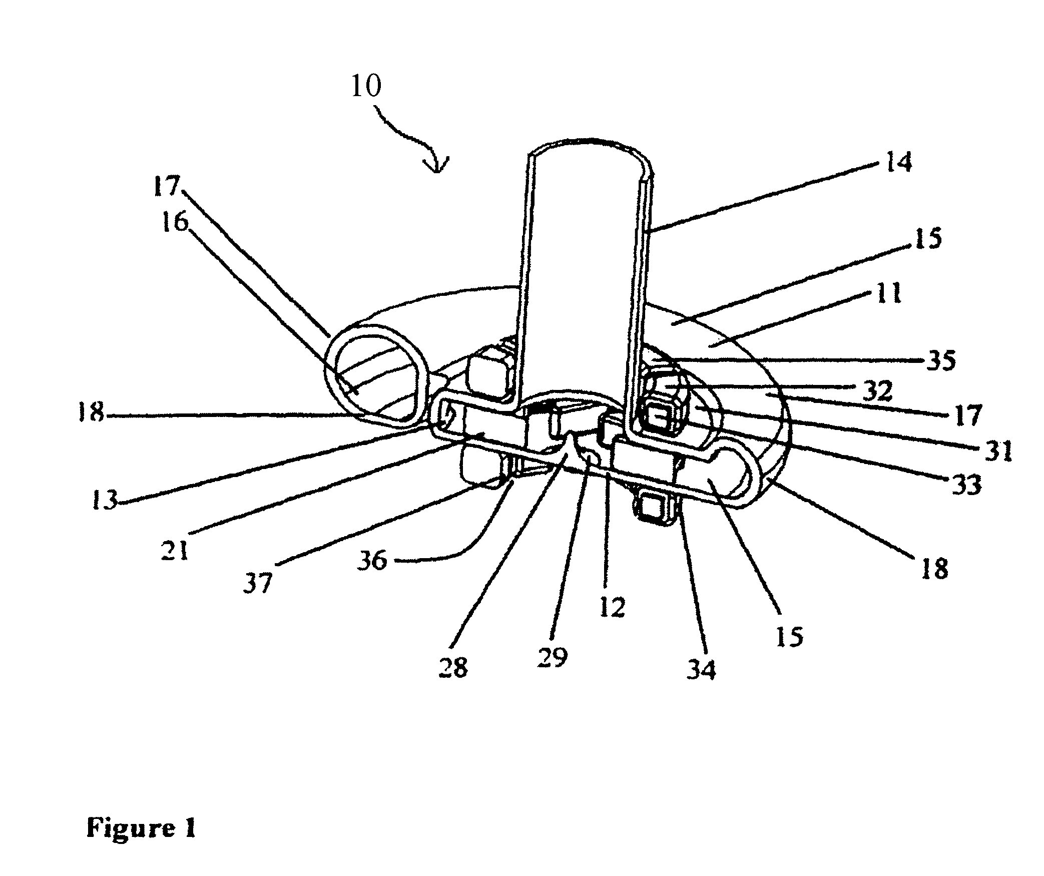 Centrifugal rotary blood pump with impeller having a hydrodynamic thrust bearing surface