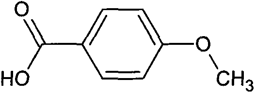 Method for preparing anise acid with anise camphor