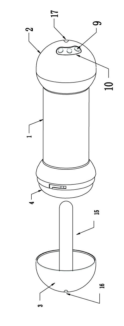 Sperm extraction apparatus with automatic channel tape contraction function