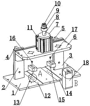 Grinding drive device of suspended ceiling expanded metal