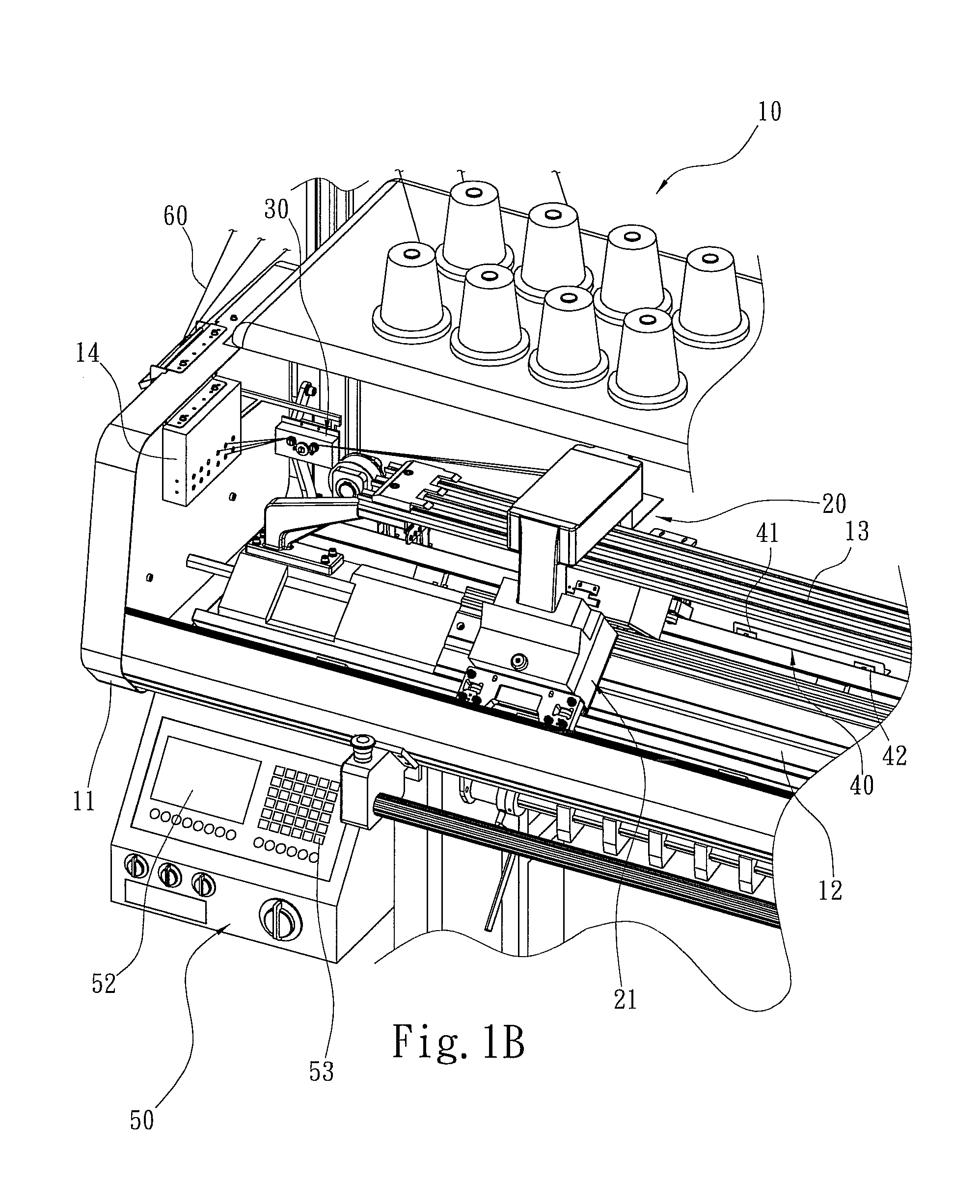 Yarn measuring device for flat bed knitting machines
