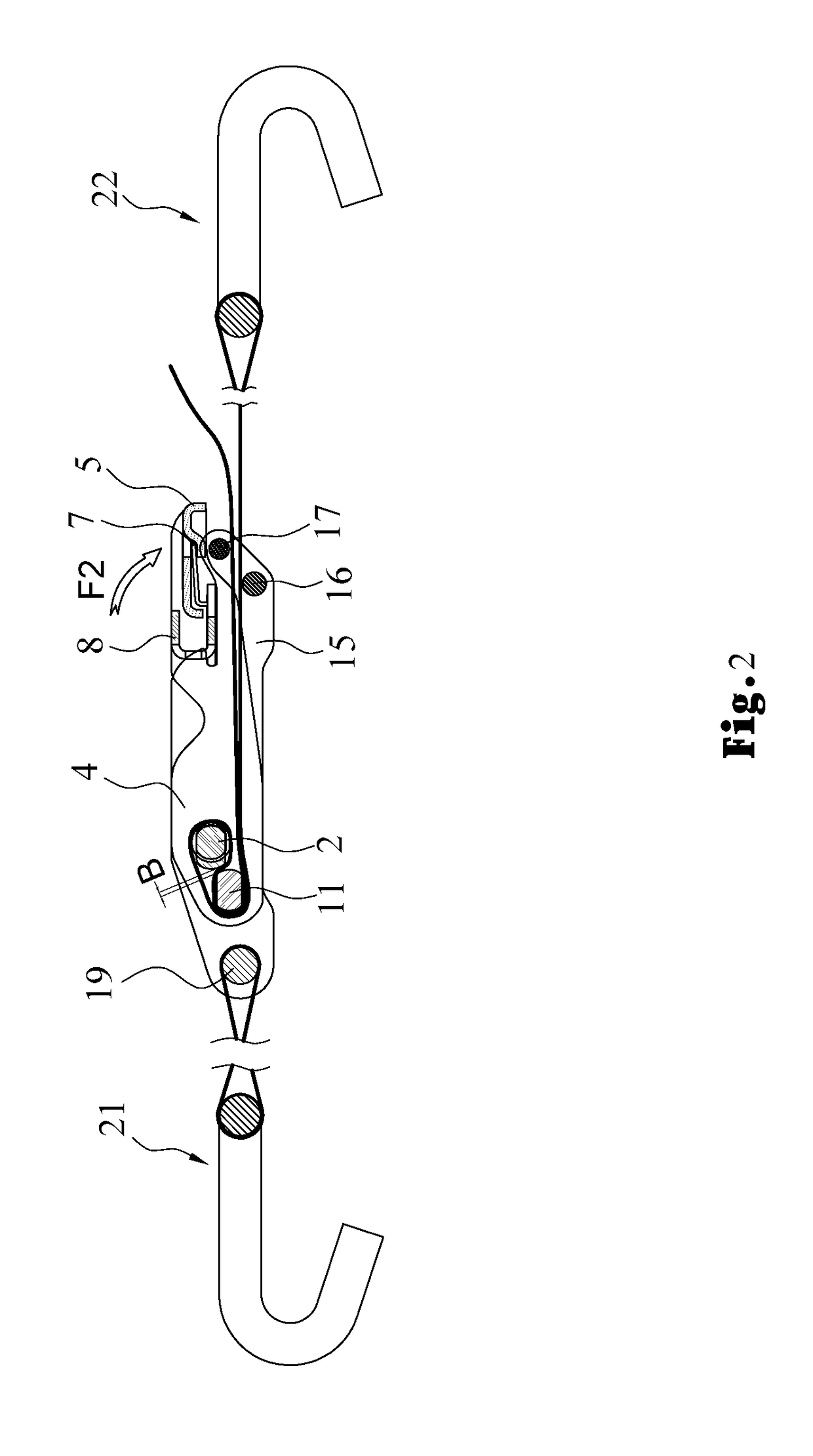 Anti-slip Safety Tensioning Device for Automobile