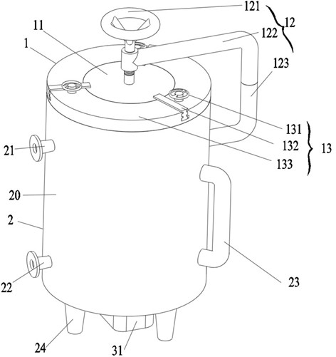 Natural gas filtering and purifying device