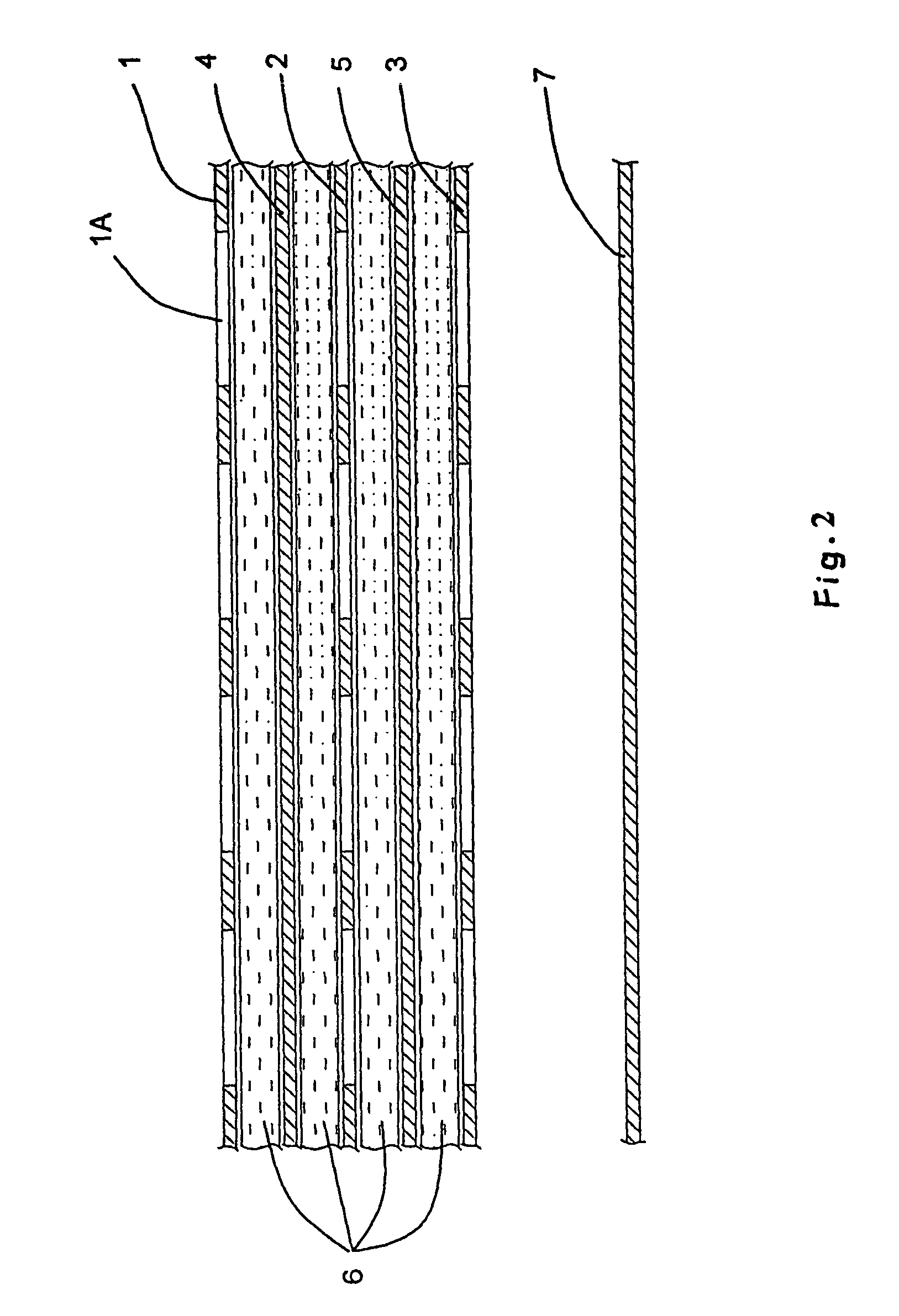 Flat microwave antenna