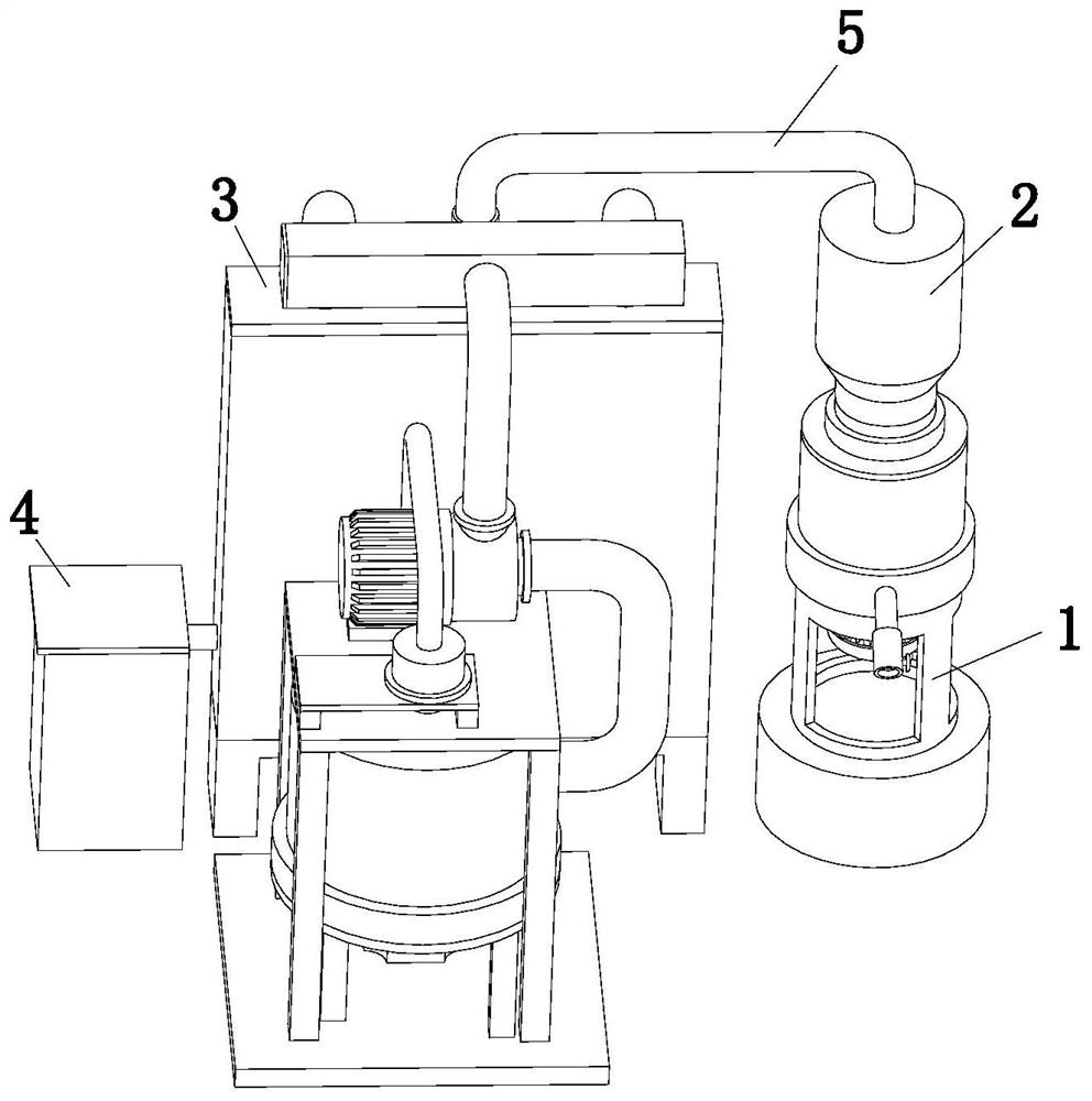 Efficient condensation device for water reducing agent