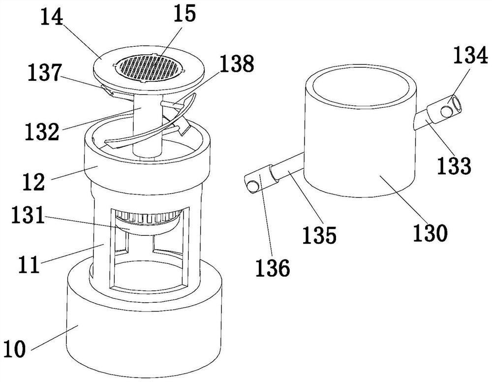 Efficient condensation device for water reducing agent