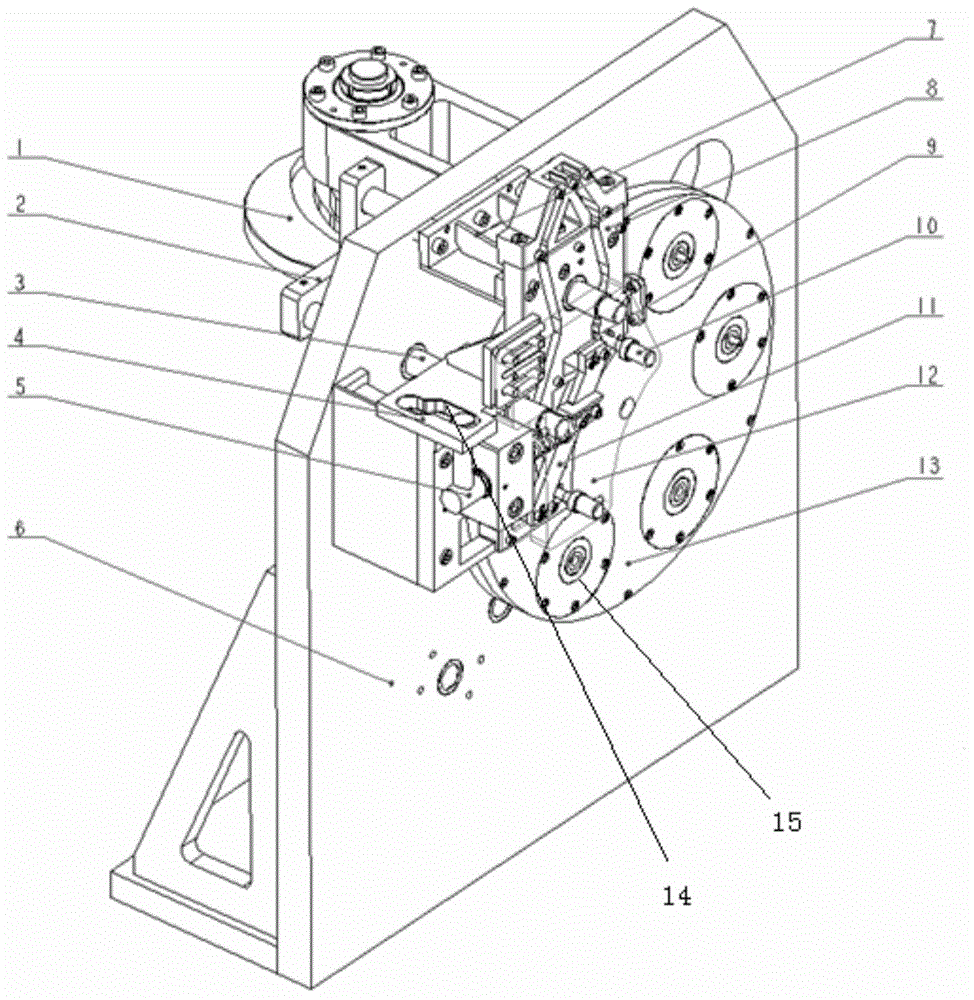 Loading jacking device for cartridge cases