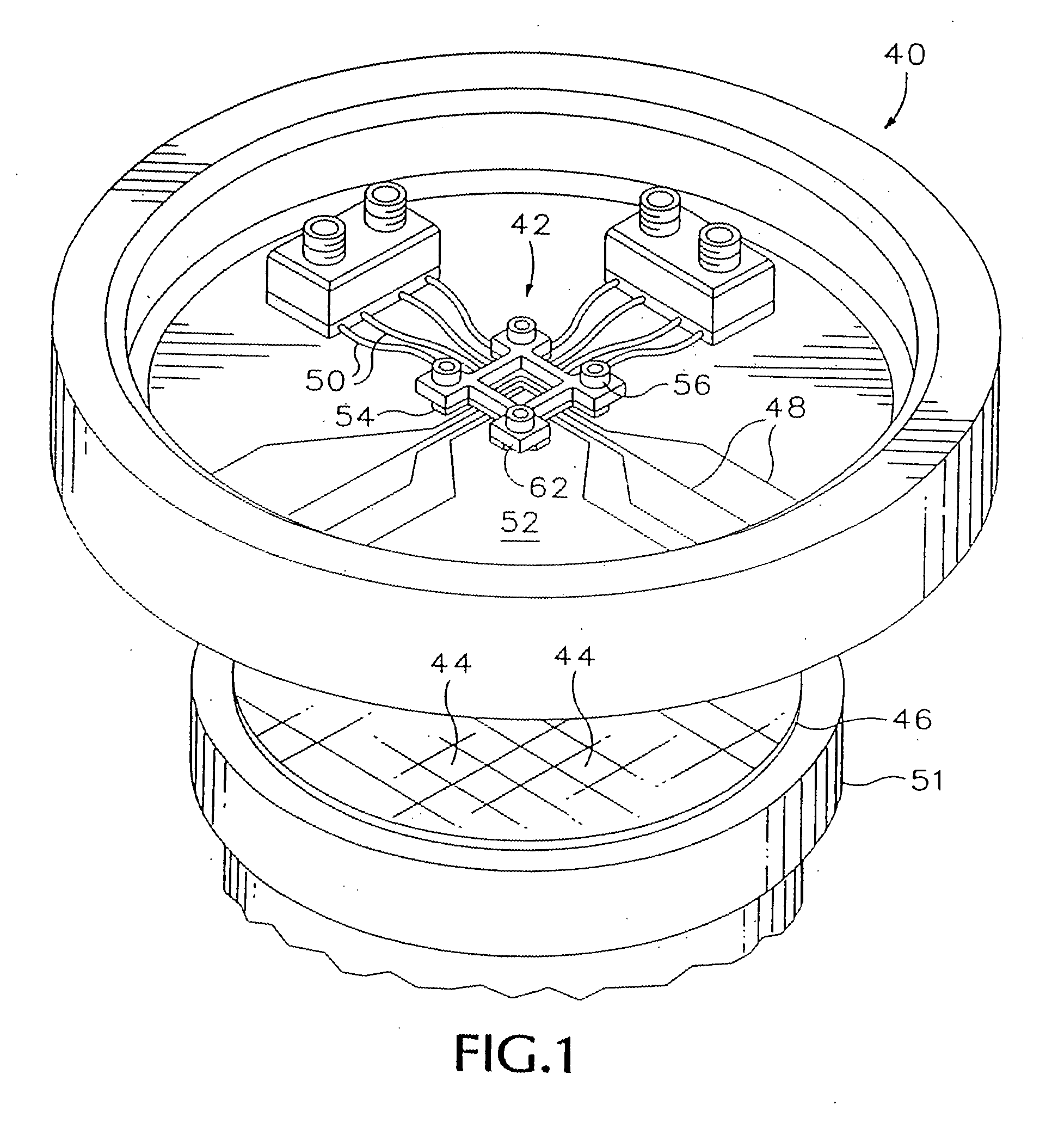 Membrane probing system with local contact scrub