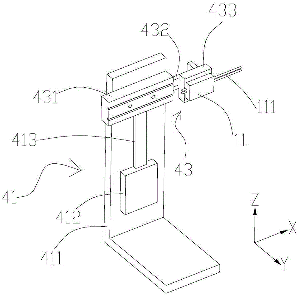 Automatic battery core spot welding device and automatic spot welding method thereof