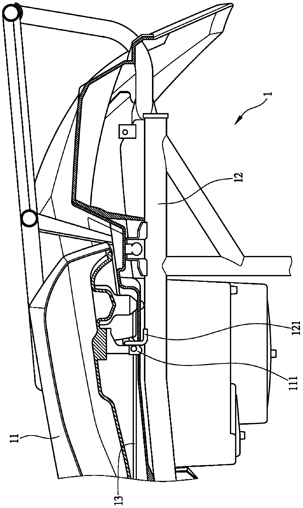 All-terrain vehicle seat structure