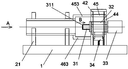 A pipe fitting painting device