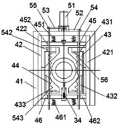 A pipe fitting painting device