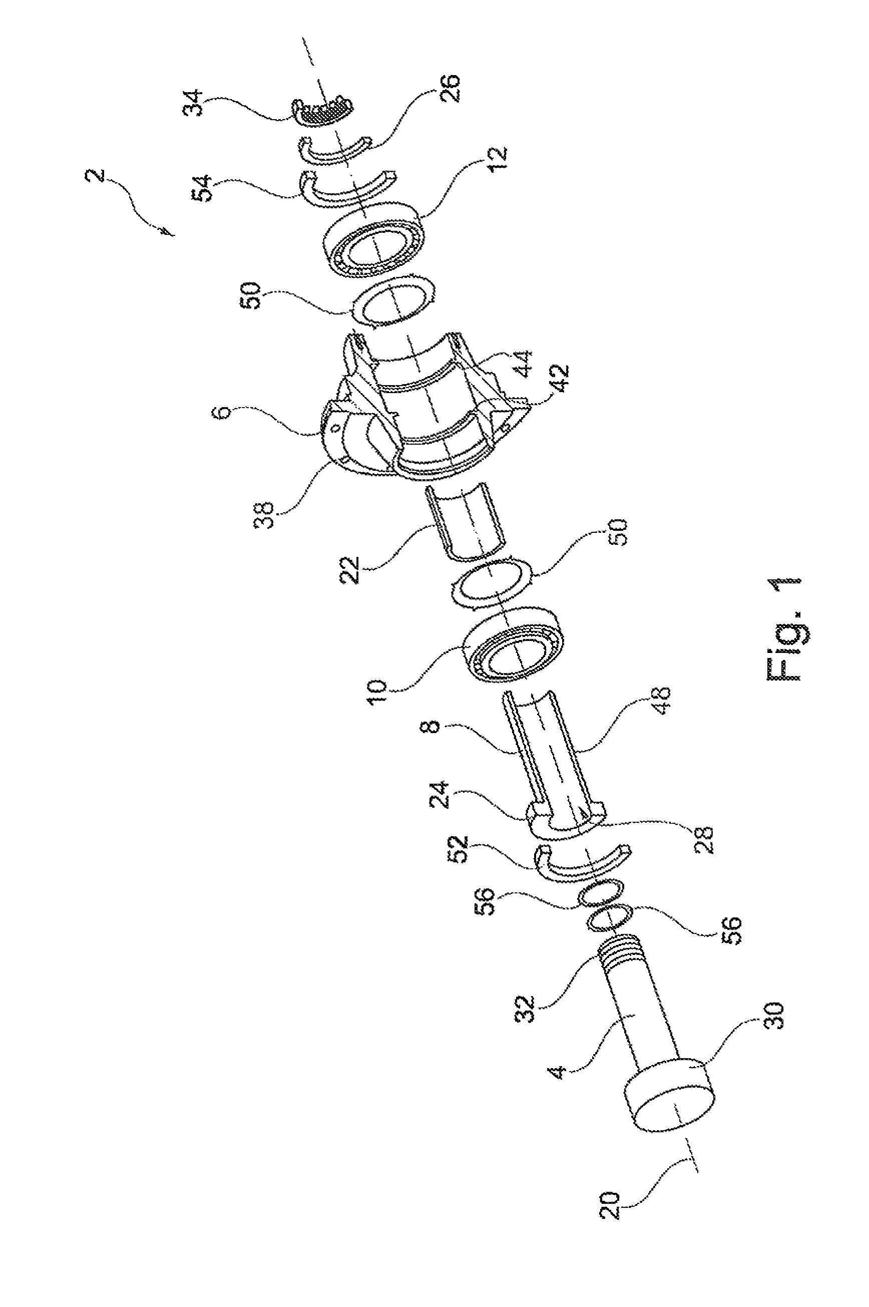 Wheel bearing for a utility vehicle