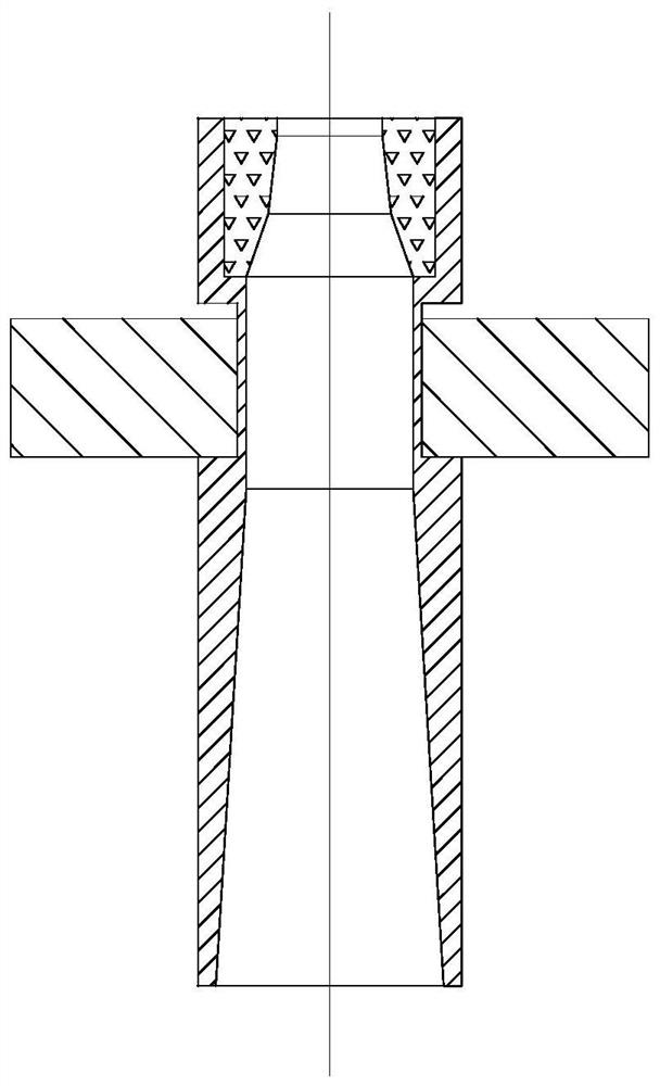 Suspended painting system for vertical enamelling machine