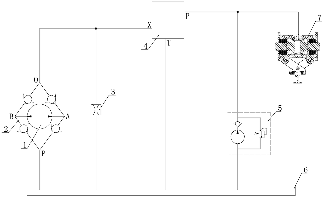 A passive hydraulic braking system