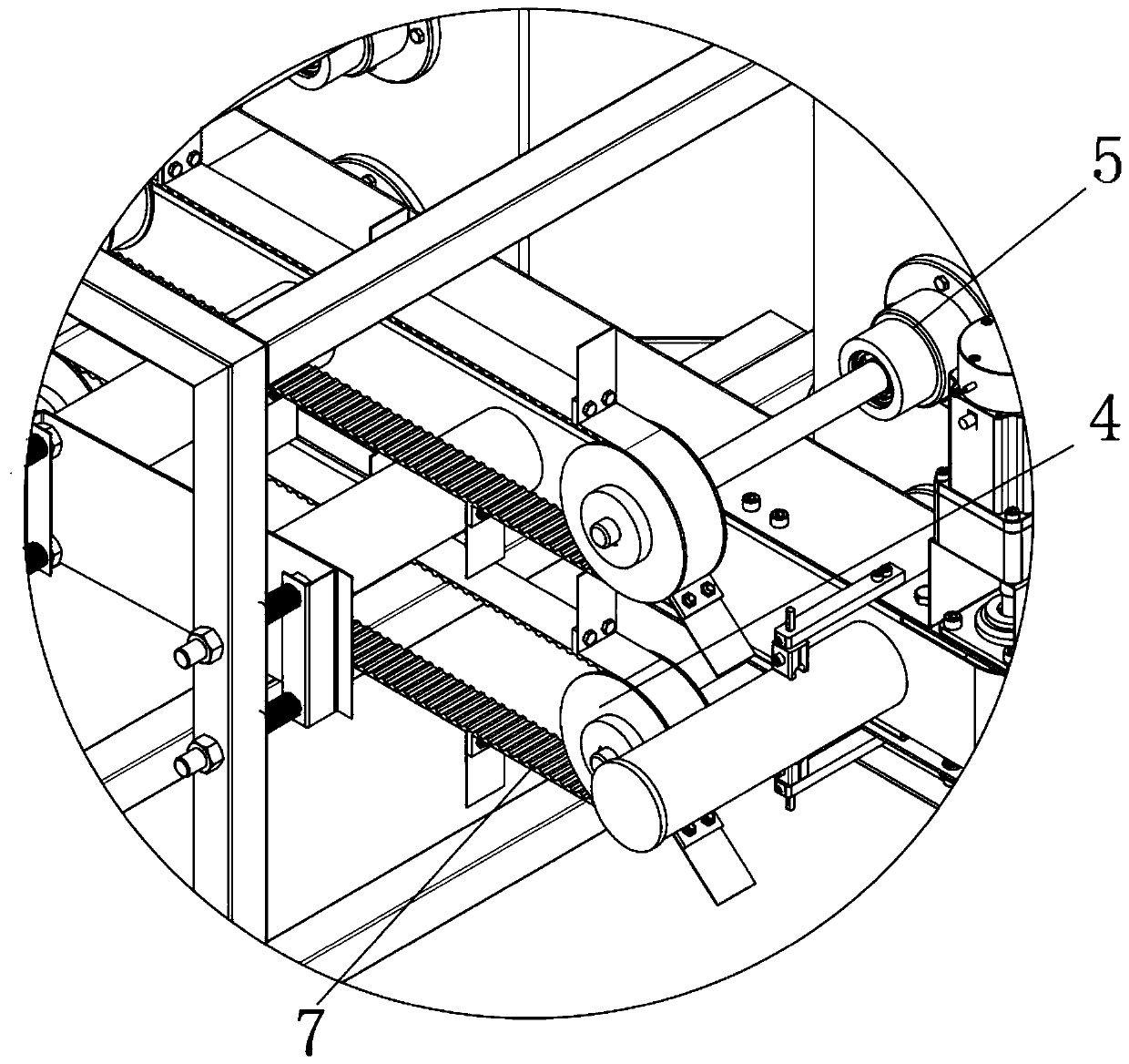 Efficient feed casting device for freshwater aquaculture and using method of feed casting device