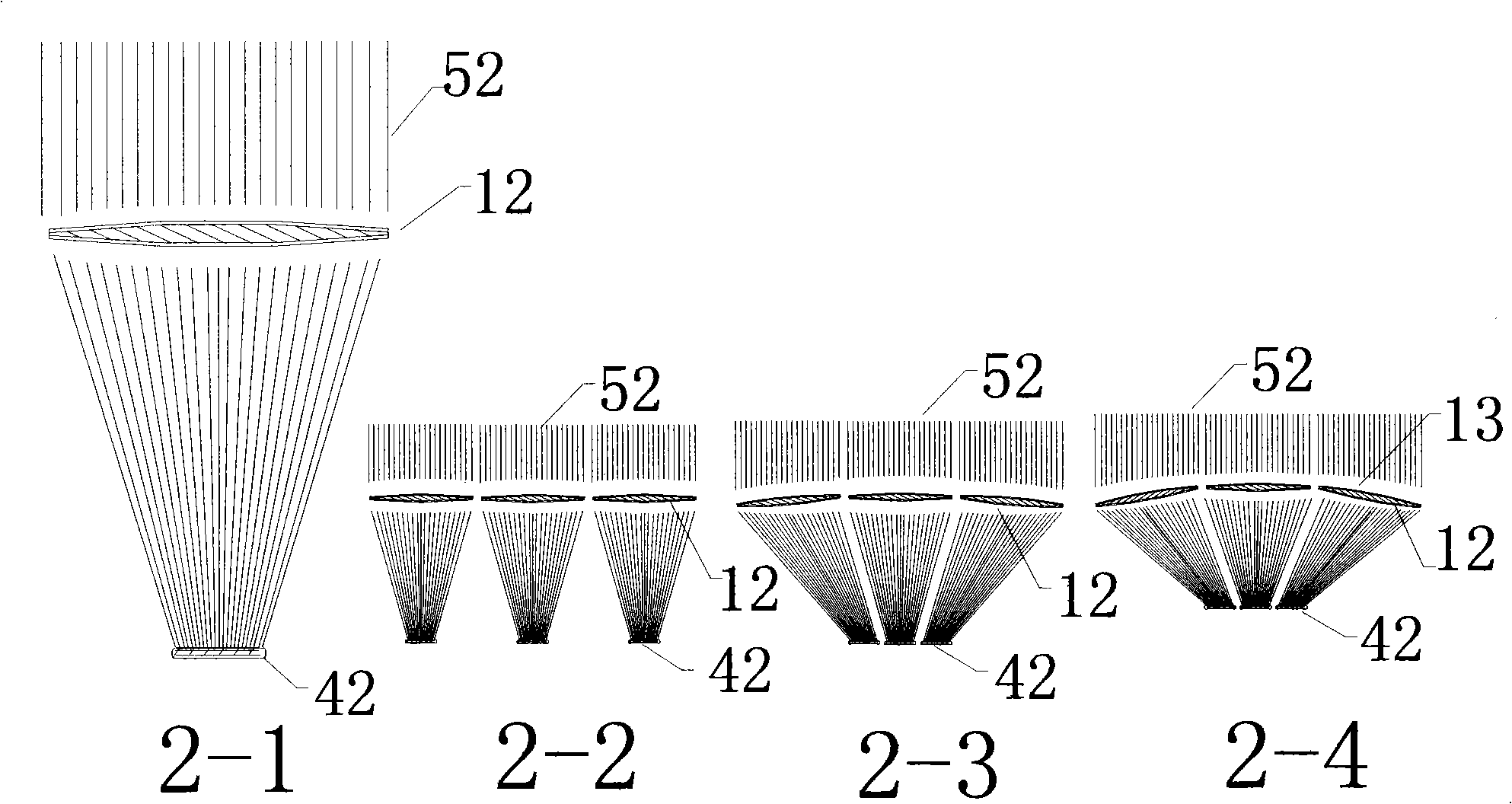 Solar strong concentration sun-facing control device and method