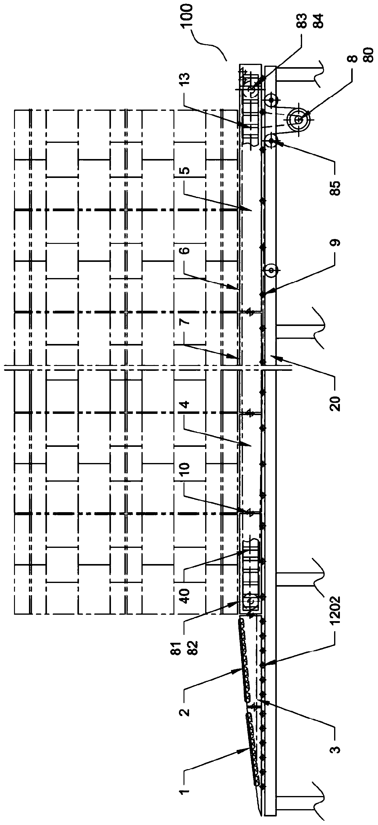 Flexible loading and unloading mobile platform and purposes and application method thereof