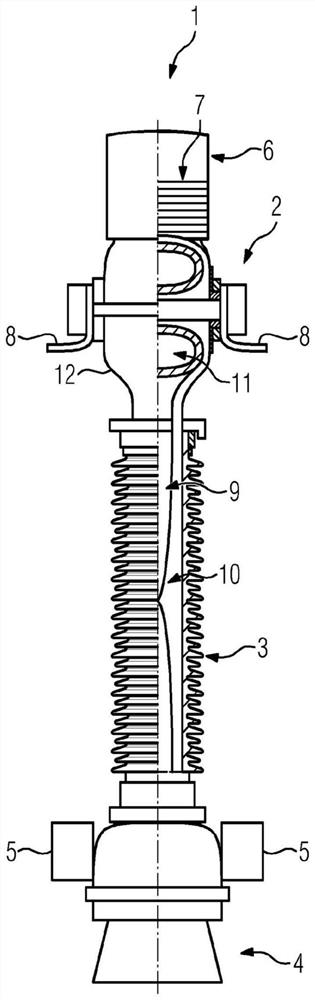 Instrument transformer and method to isolate parts