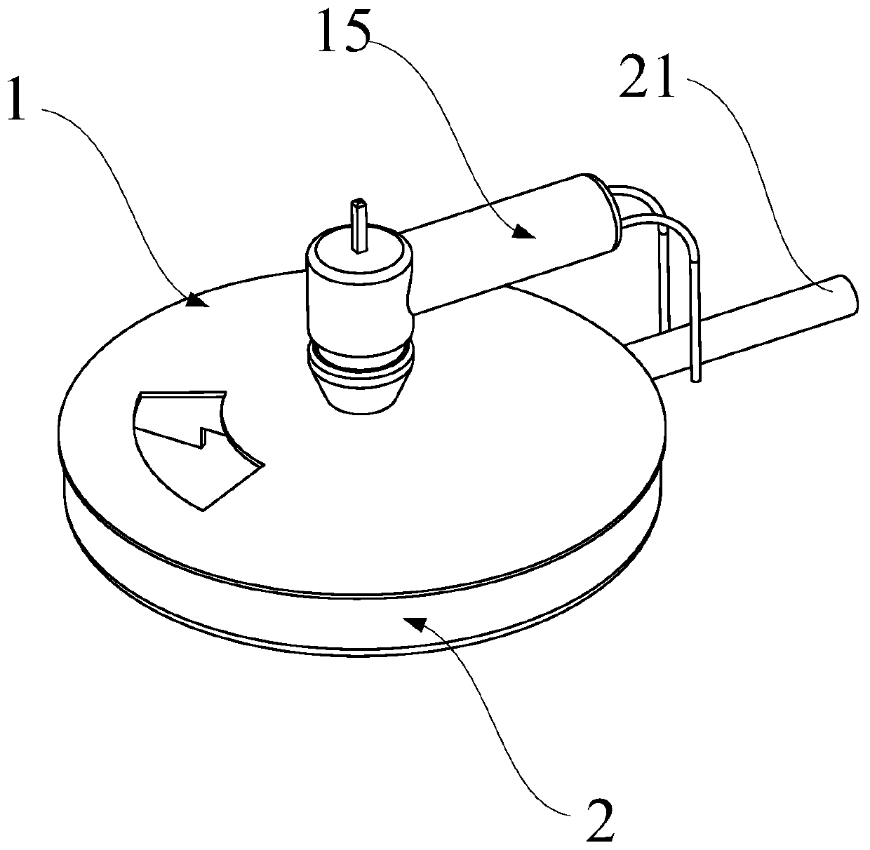 Stir-frying pan cover and pan assembly