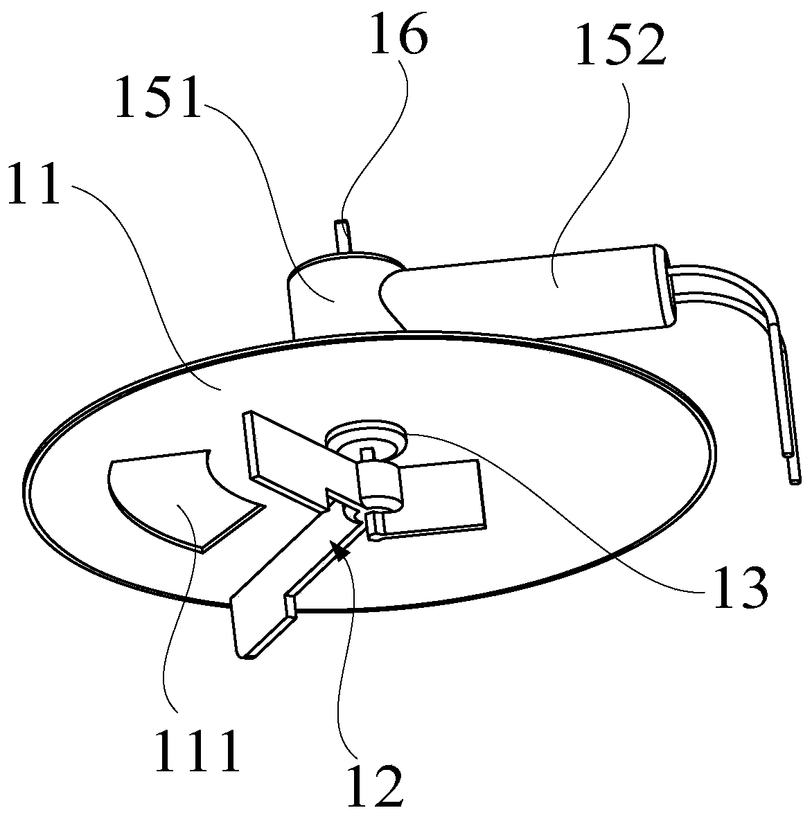 Stir-frying pan cover and pan assembly