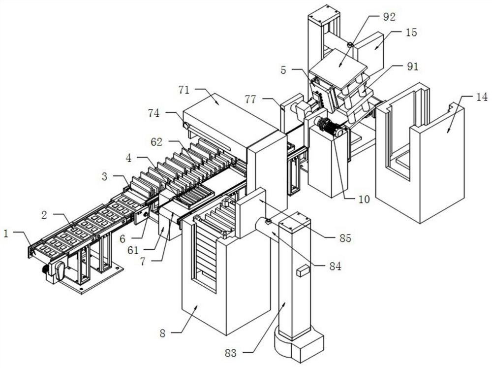 Automatic memory bank producing and packaging equipment