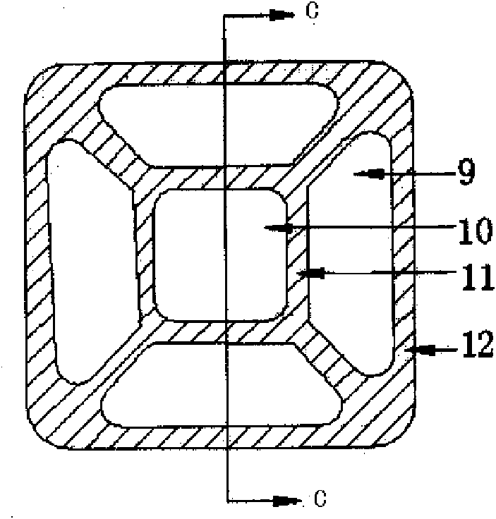 Passive natural-circulation lead bismuth heat exchange device and method for discharging heat out of reactor core