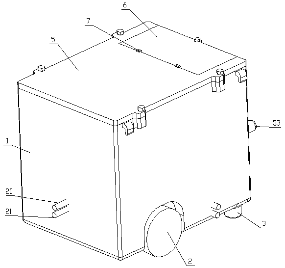 Coal core internal gas ground test device and test method