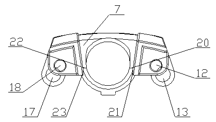 Integrated floating calipers