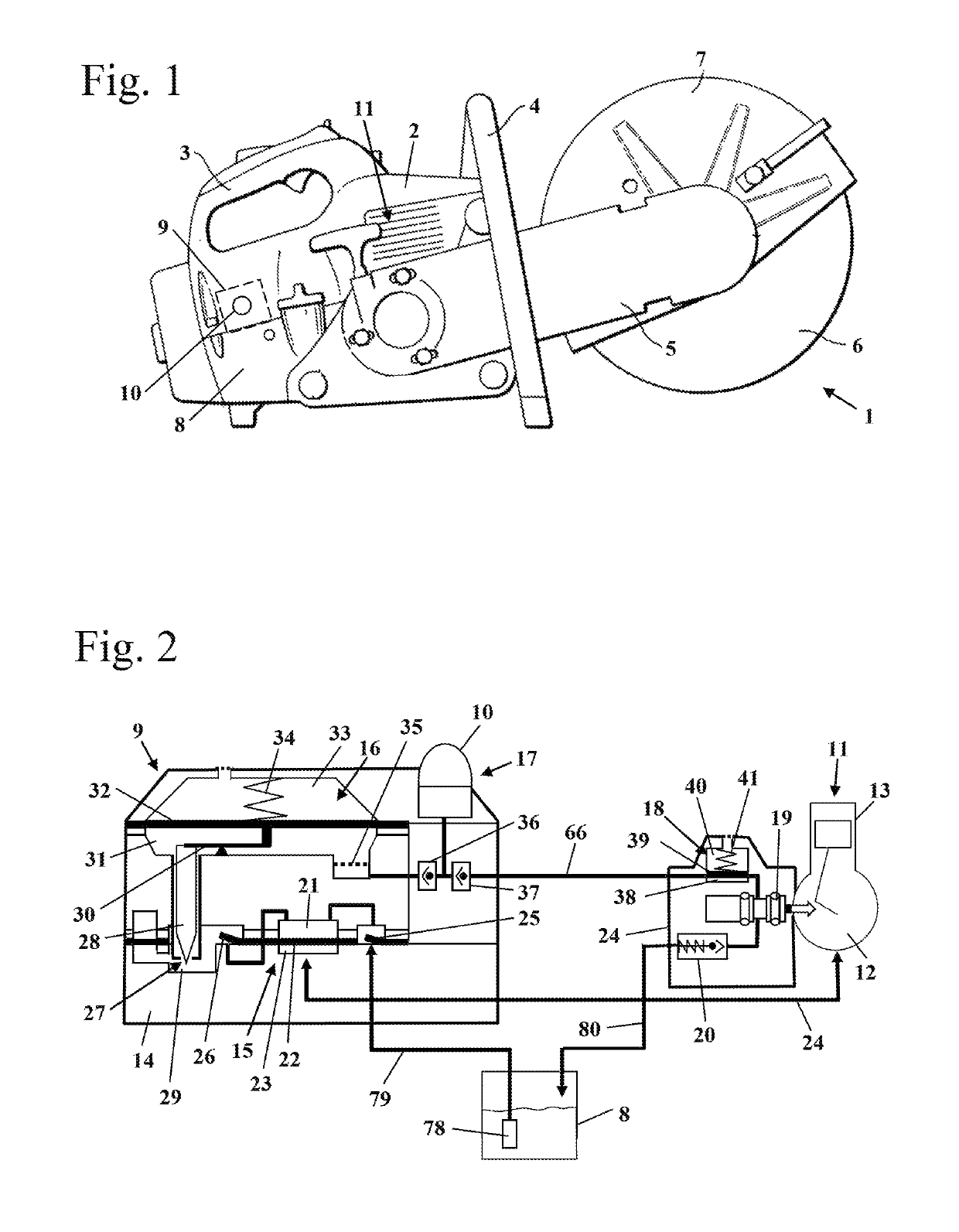 Manually actuatable feed pump and fuel system with a feed pump