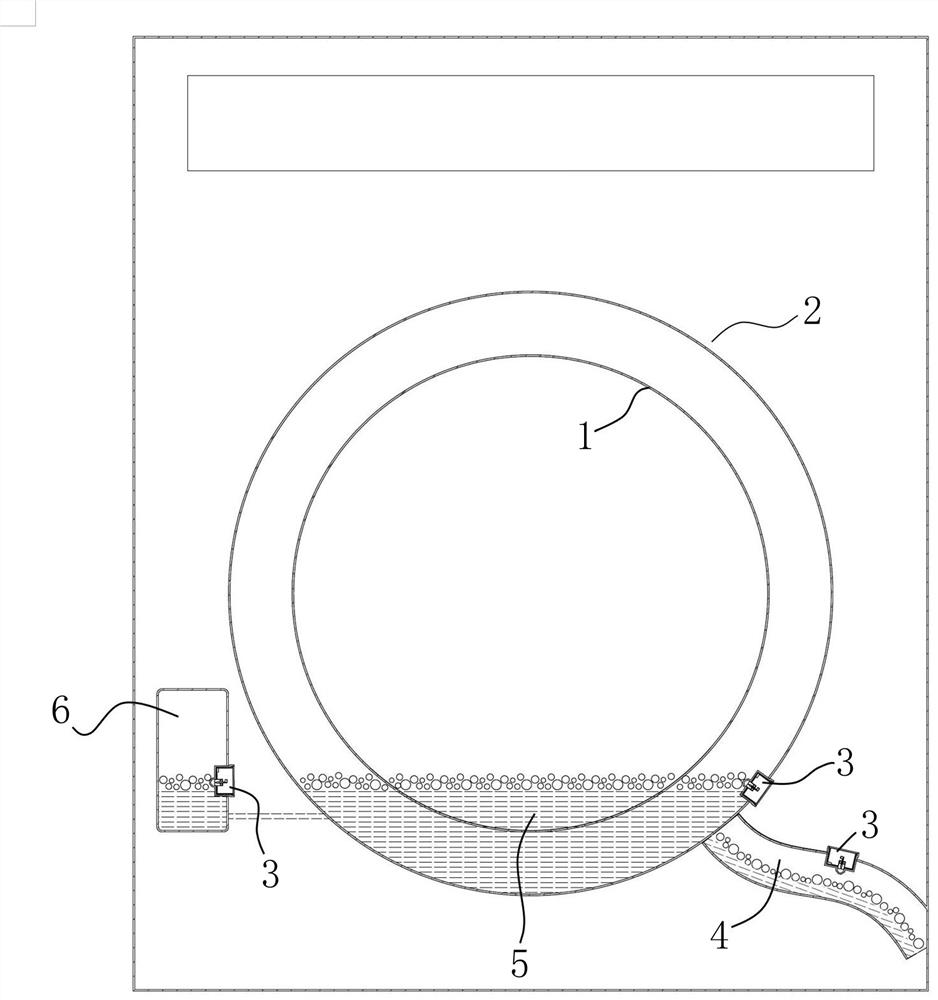 System and method for detecting amount of foam in household appliance