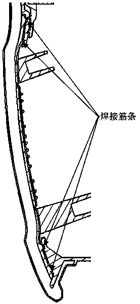 Integrated airbag frame instrument panel structure and processing technology thereof